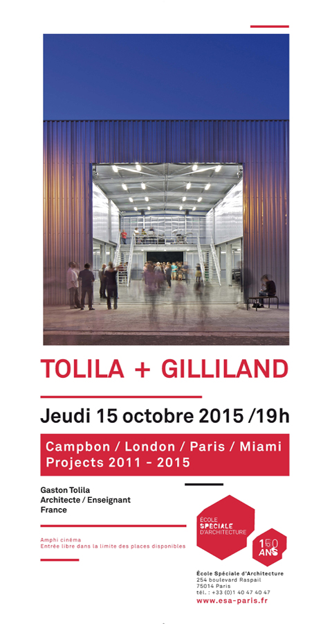 Projects 2011 - 2015 Tolila + Gilliland