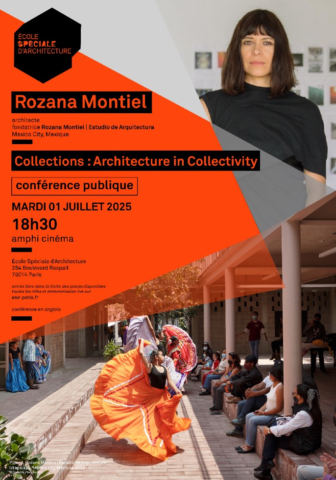 Conférence de l'architecte Rozana Montiel à l'ESA