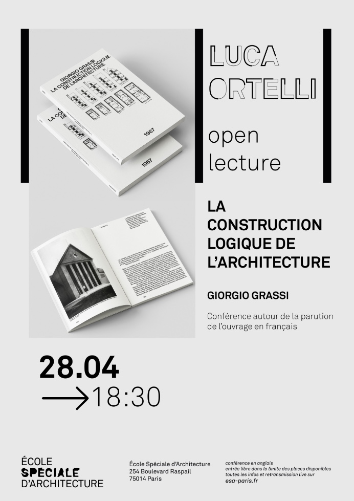 « La construction logique de l'architecture », 1967, Giorgio Grassi