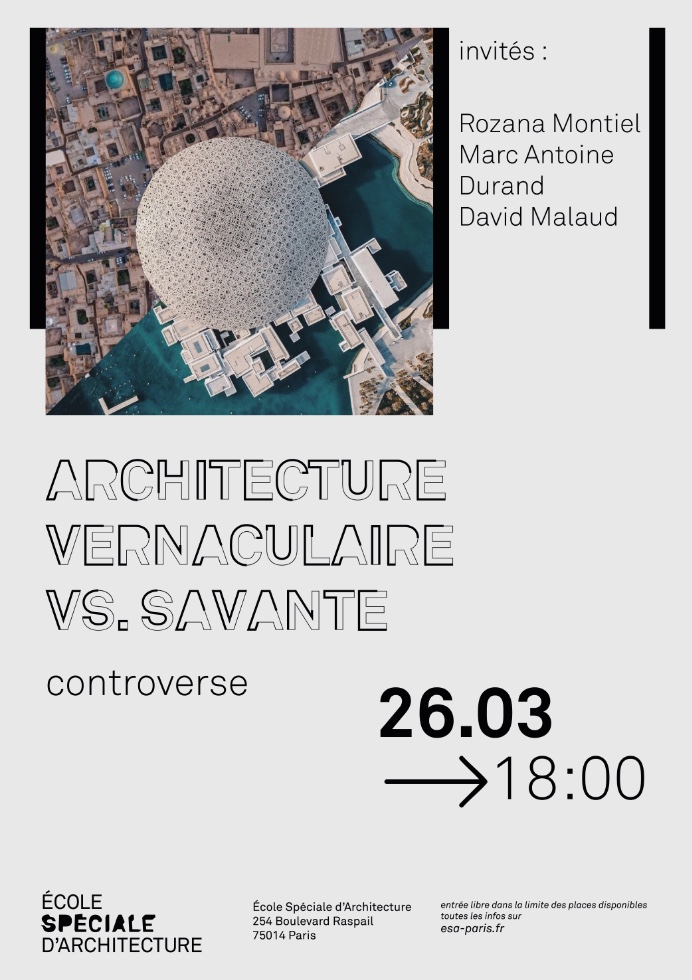 Architecture vernaculaire vs. savante