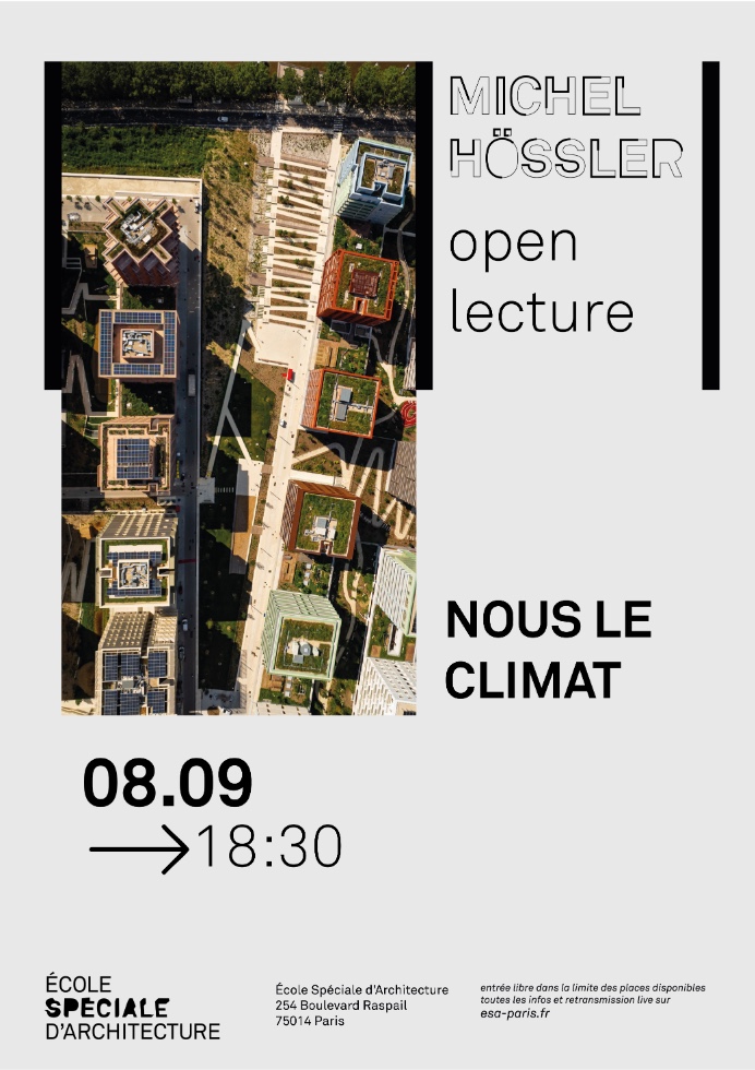 Conférence « Nous le Climat » Michel Hössler | Agence TER