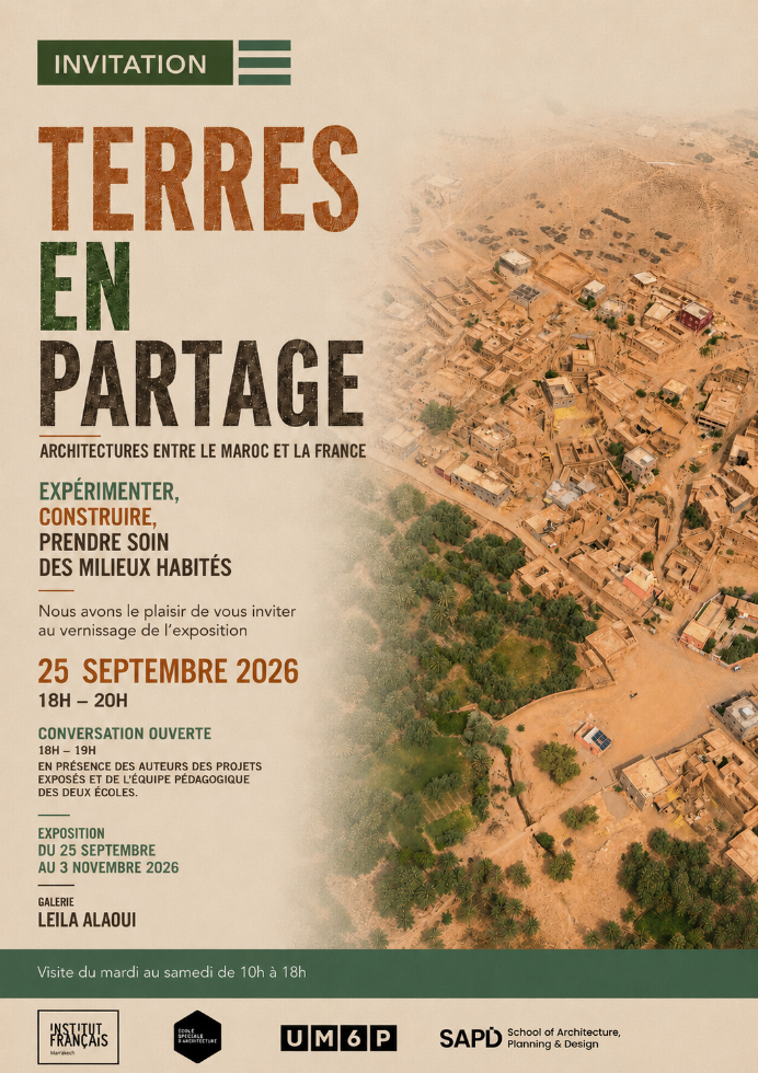 « Terres en partage » : architectures entre le Maroc et la France