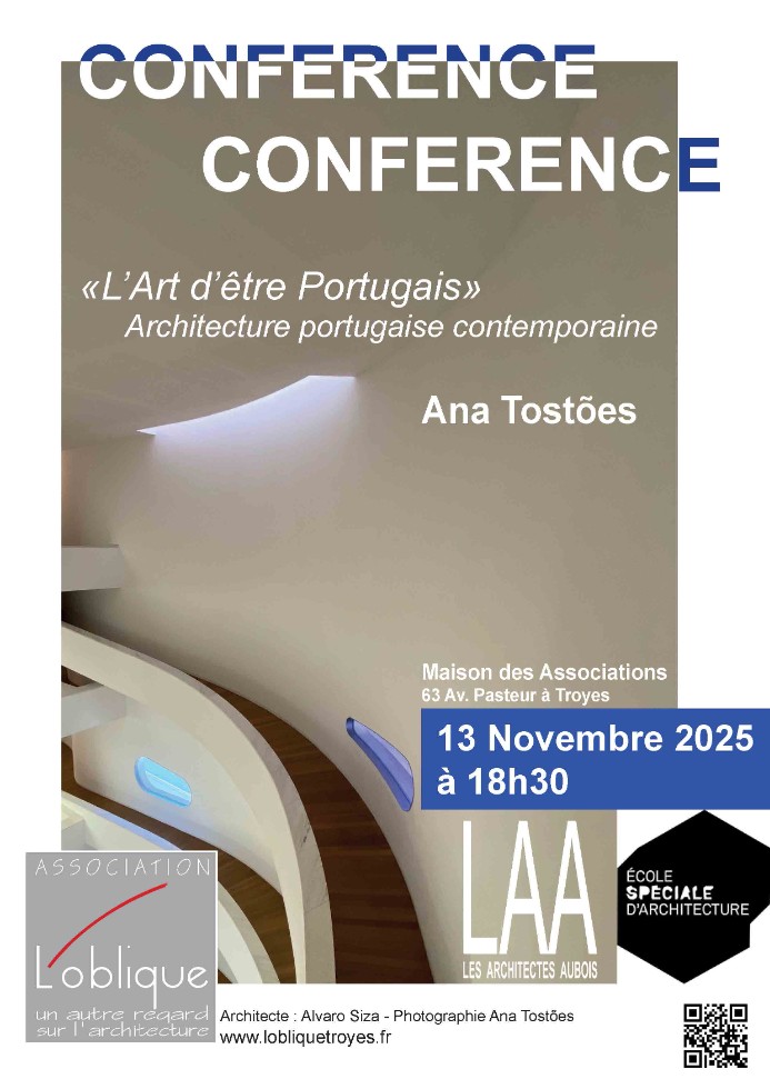 Conférence d'Ana Tostões : “L'art d'être Portugais” à Troyes