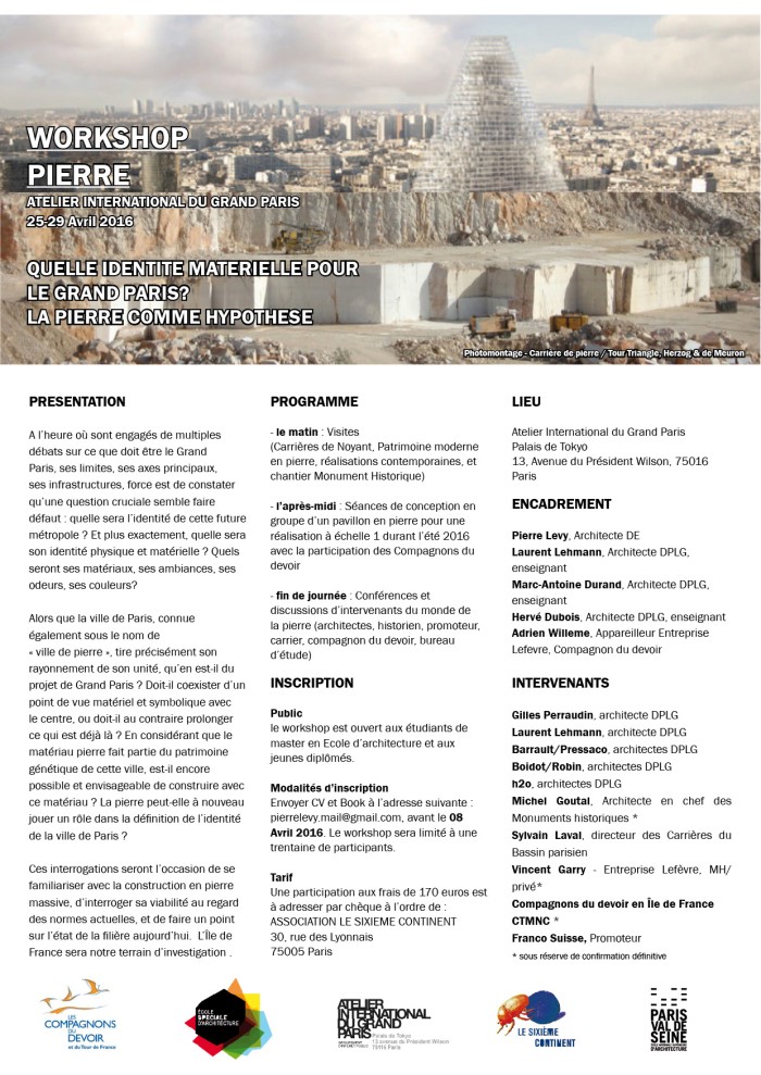 Workshop Pierre